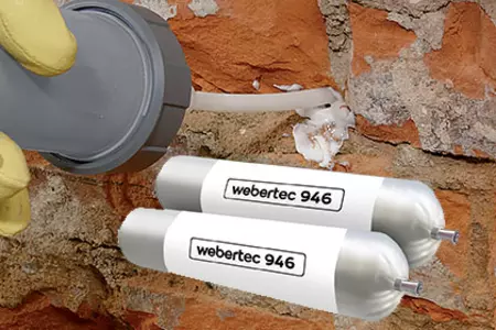 webertec 946 - enostavna rešitev za vlažne zidove 