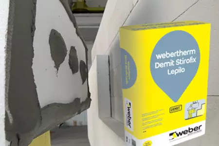 webertherm demit stirofix lepilo za lepljenje izolacijskih plošč