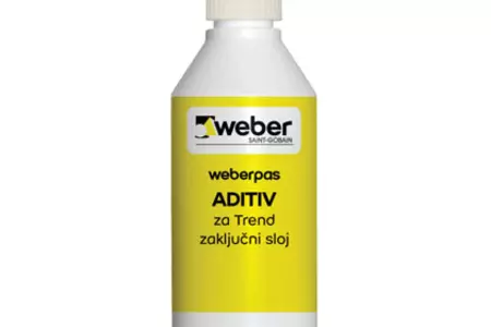 Weberpas aditiv - izdelava fasade pozimi