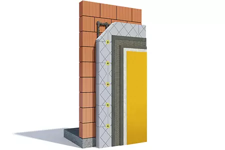fasadni sistem webertherm family na običajnih EPS-F izolacijskih ploščah