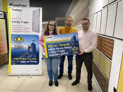Podarili smo fasado Weber Triglav