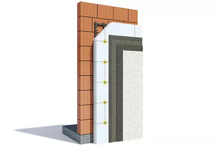 webertherm freestyle - Fasadni sistem s klasičnim, debeloslojnim praskanim ometom oz.