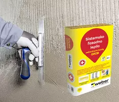 webertherm family GROB - fasadno lepilo za lepljenje in armiranje