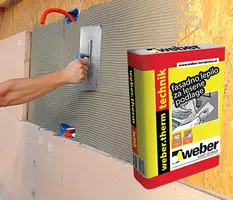 webertherm Technik - fasadno lepilo za lesene podlage