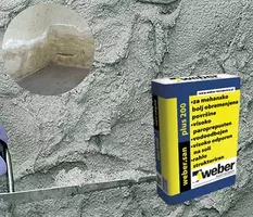 webersan plus 200 - Mehansko odpornejši sanacijski (sušilni) omet.