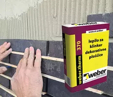 webertherm 370 - izvedba klinker fasade
