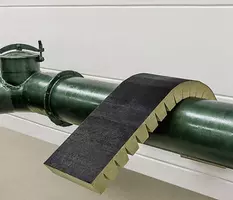 ISOVER U TECH Pipe Section Mat MT 7.0 G1 - Za energetsko učinkovito izolacijo pri velikih premerih cevi.