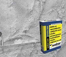 webersan presto 200 - Sanacijski (sušilni) omet, za vlažne in s solmi obremenjene površine.
