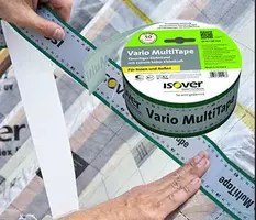 ISOVER VARIO MULTITAPE - Enostranski lepilni trak z izjemno visoko lepilno močjo za spoje. Parna zapora