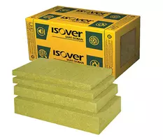 Isover Polterm Uni - Plošče iz kamene mineralne volne za zvočno, toplotno in požarno izolacijo imajo toplotno prevodnost λD = 0,038 W/mK in so namenjene za izolacijo predelnih in okvirnih konstrukcijskih sten.