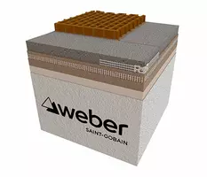 weber vogalnik z mrežo - fasada
