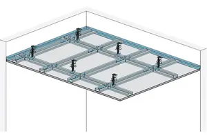 MD20RB - Spuščen strop z enonivojsko kovinsko podkonstrukcijo z Rigips gradbeno ploščo RB oz. Rigips Die Dicke RF MD20RB - Spuščen strop z enonivojsko kovinsko podkonstrukcijo z Rigips gradbeno ploščo RB oz. Rigips Die Dicke RF
