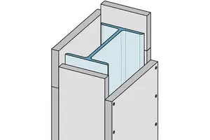BS14GT - 4-strana obloga jeklenih stebrov R 30 do R 90 z Glasroc F (Ridurit) ploščo, tip GM-FH2 po ÖNORM EN 15283-1.