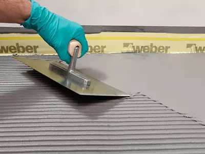 webertec superflex D2 - Hidroizolacija kleti, temeljev, vodnih zajetij, bazenov, teras, balkonov, kopalnic, tušov, kuhinj...