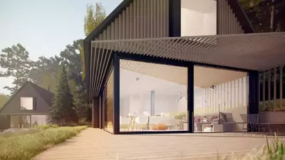 brown house
