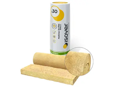 Steklena mineralna volna v rolah z rekordno nizkim koeficientom toplotne prevodnosti λ = 0,030 W/mK, zagotavlja izjemno učinkovite izolacijske lastnosti ter prihranek prostora.