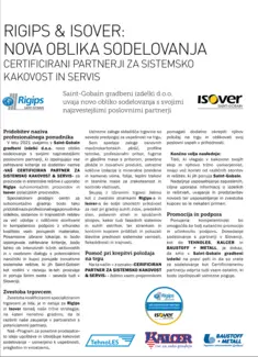 Certificirani partnerji za sistemsko kakovost in servis