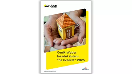Fasada na kvadrat cena - Weber
