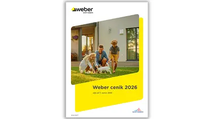 cenik 2026 - Weber - Cena fasade, fasadnih materialov, hidroizolacij, lepil za keramiko...