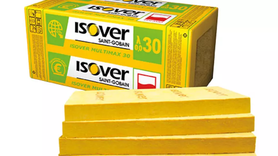 Isover Multimax 30 - visoka toplotna izolativnost - mineralna steklena volna