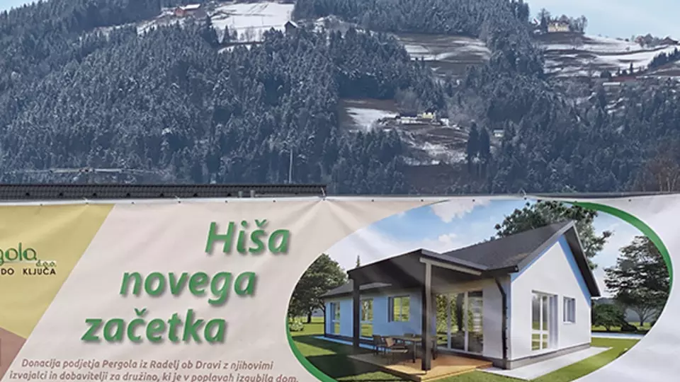 Hiša novega začetka - Saint-Gobain dobrodelna akcija v poplavah Avgusta 2023