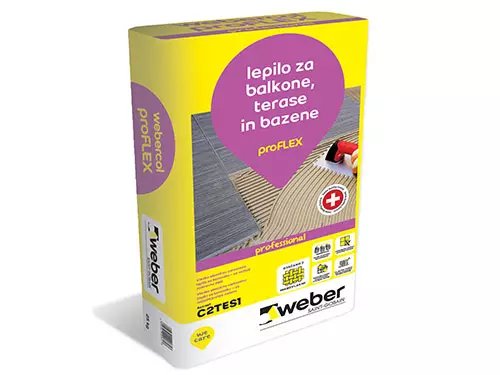 webercol proFLEX - lepilo za keramiko razred C2TES1