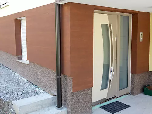 weberdesign les - imitacija lesa na fasadi
