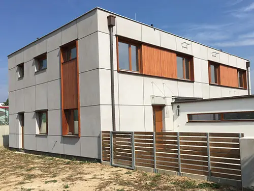 weberdesign les - imitacija lesa na fasadi