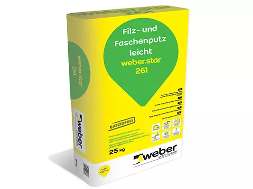 Gladki izgled fasade - Weberstar 261