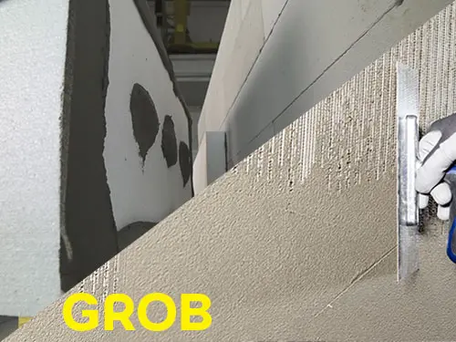 Grobo fasadno lepilo, posebej primerno za armiranje - webertherm family GROB