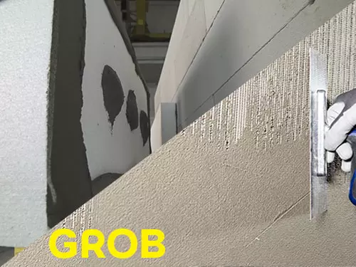 Grobo fasadno lepilo, posebej primerno za armiranje - webertherm family GROB