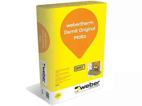 webertherm demit original malta se uporablja za armiranje EPS-F izolacije v fasadnem sistemu weberthem demit original