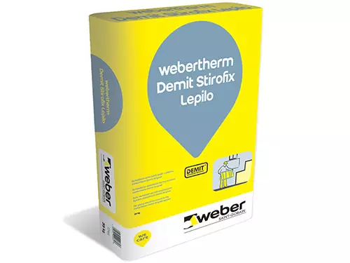 webertherm demit stirofix lepilo za lepljenje izolacijskih plošč