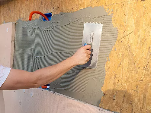 webertherm Technik - fasadno lepilo za lesene podlage