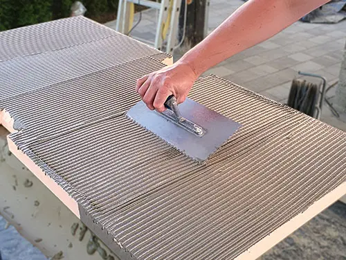 webertherm Technik - fasadno lepilo za lesene podlage