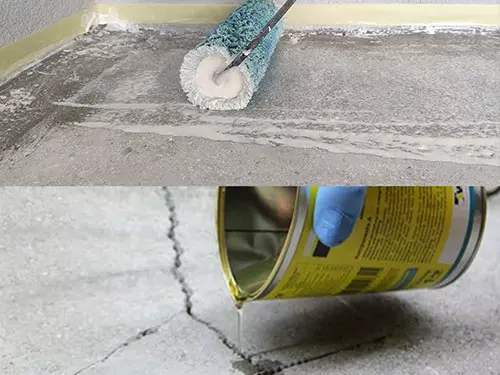 weberprim 807 - Epoksidna, dvokomponentna masa za zalivanje razpok v betonu in osnovni premaz pred nanosom hidroizolacij.