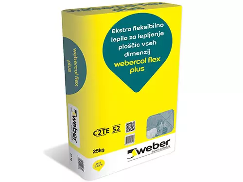 webercol flex plus S2 - lepilo za lepljenje temne keramike, primerno za lepljenje na les, kovino, steklo, lepljenje keramike čez keramiko
