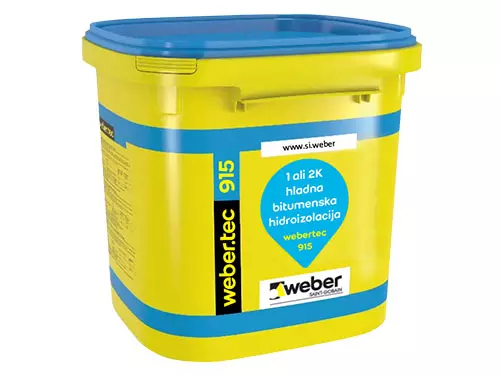 webertec 915 - hidroizolacja - enostavna izvedba brez ognja