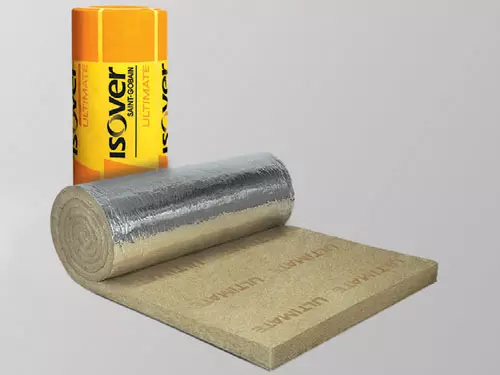 Protipožarni filc iz ULTIMATE, laminiran z aluminijem. Za fleksibilno tesnjenje negorljivih cevovodov R30 do R120.
