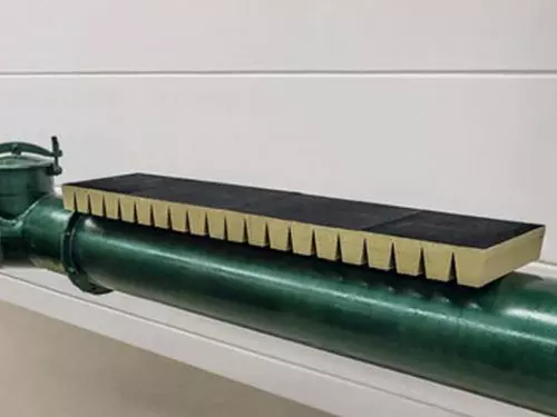 ISOVER U TECH Pipe Section Mat MT 7.0 G1 - Za energetsko učinkovito izolacijo pri velikih premerih cevi.
