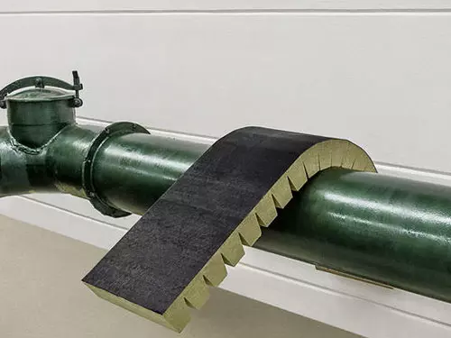 ISOVER U TECH Pipe Section Mat MT 7.0 G1 - Za energetsko učinkovito izolacijo pri velikih premerih cevi.