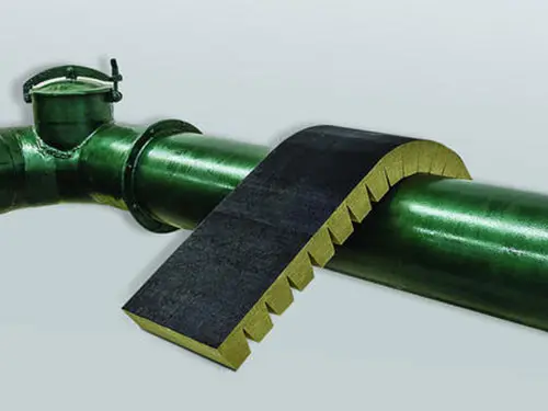 ISOVER U TECH Pipe Section Mat MT 7.0 G1 - Za energetsko učinkovito izolacijo pri velikih premerih cevi.