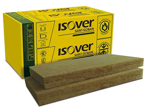 ISOVER PLA - Trpežne plošče iz mineralne kamene volne Isover PLA, prvotno razvite za uporabo pri izdelavi prezračevanih fasad, se lahko uporabljajo za predelne stene.