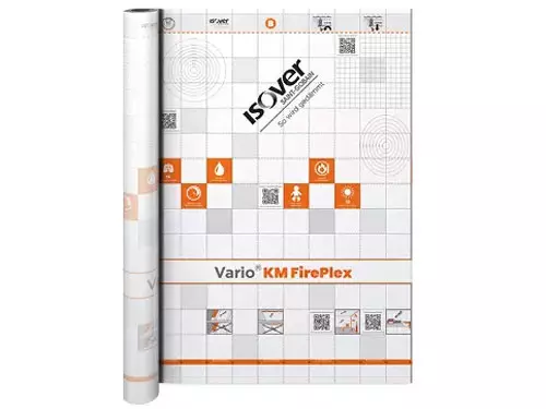 KM FIREPLEX - Prva ognjevarna klimatska membrana: Vario KM FirePlex. Zmanjšajte požarne obremenitve, povečajte varnost in udobje