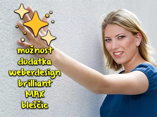 Bleščice fasada Weber