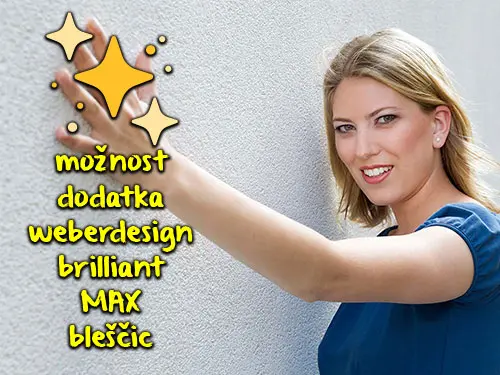 Bleščice fasada Weber