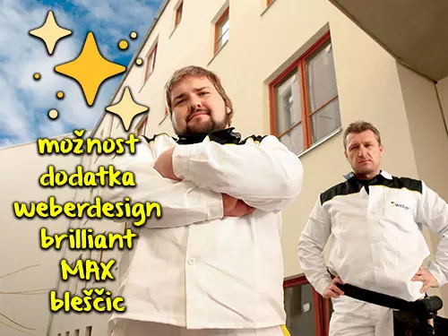 Bleščice fasada Weber