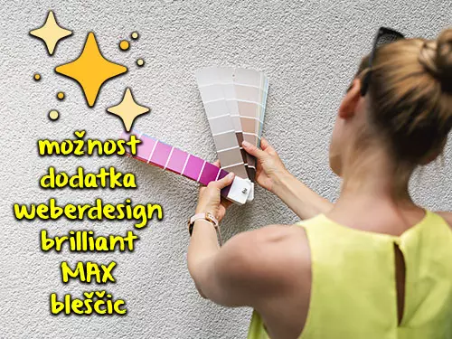 Bleščice fasada Weber