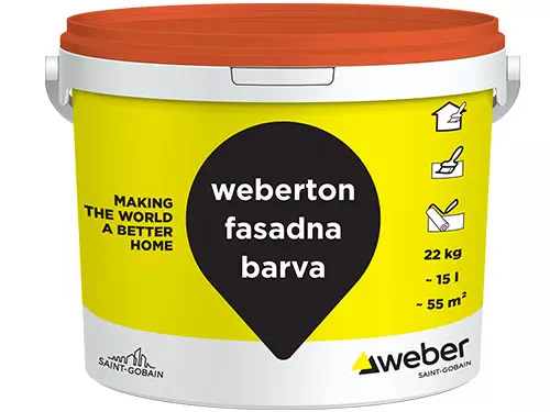 weberton topDry - barva za fasado