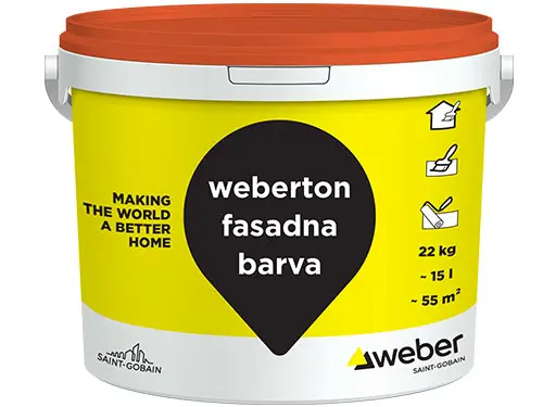 weberton topDry - barva za fasado